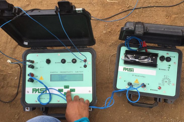 Earth Resistance Meter with Surge Functionality