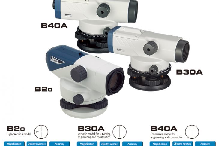 Automatic level “Sokkia B-20” and staff survey, complete set