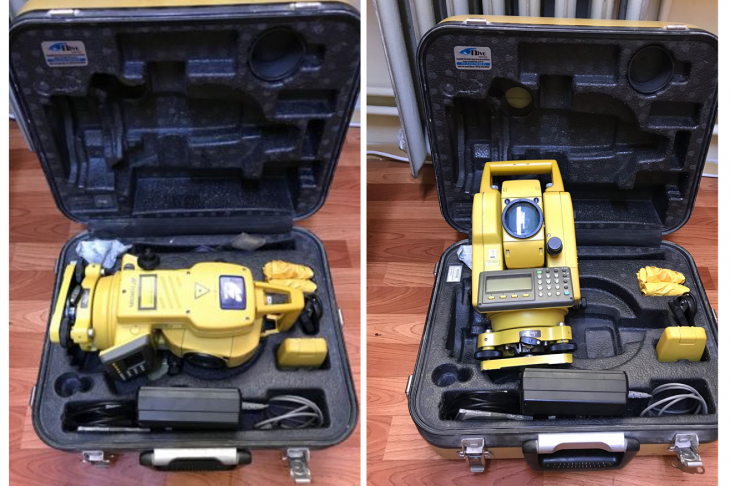 Total Station ” Topcon- GPT-3105N”: complete set